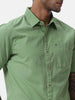 Light Olive Half Sleeve Shirt