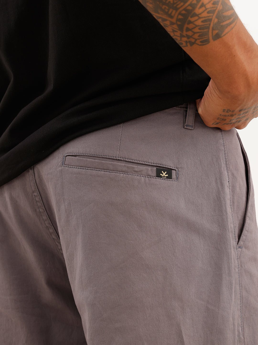 Solid Loose Fit Trouser | Dark Grey