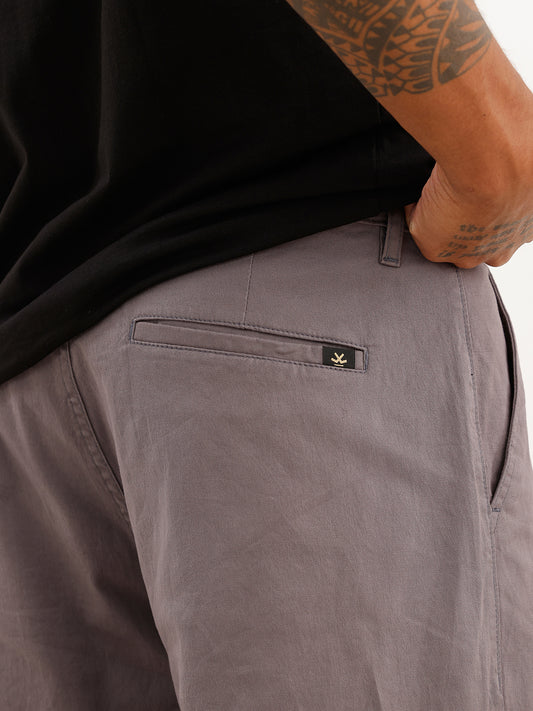 Solid Loose Fit Trouser | Dark Grey