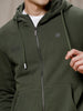 Solid Snug Olive Hoodie