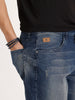 Anti Fit Distressed Denim Jeans | Blue