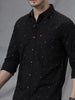 Dots & Dashes Black AOP Shirt