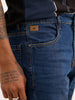 Regular Fit Faded Denim Jeans | Dark Blue
