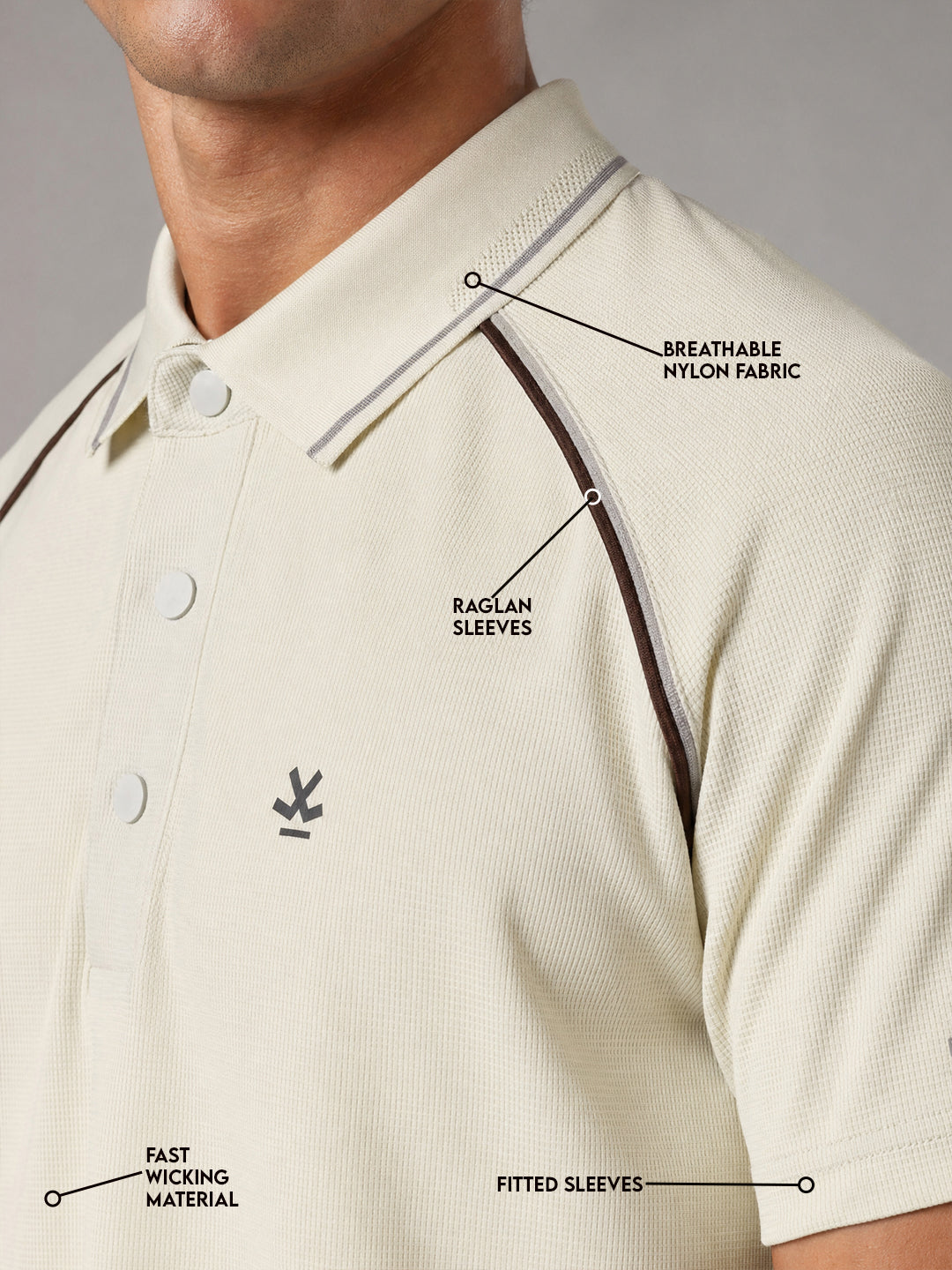 Nylon Polo | Active |  White
