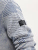Classic Jacquard Full Sleeve Sweater | Blue | WSW02FSRE1090W