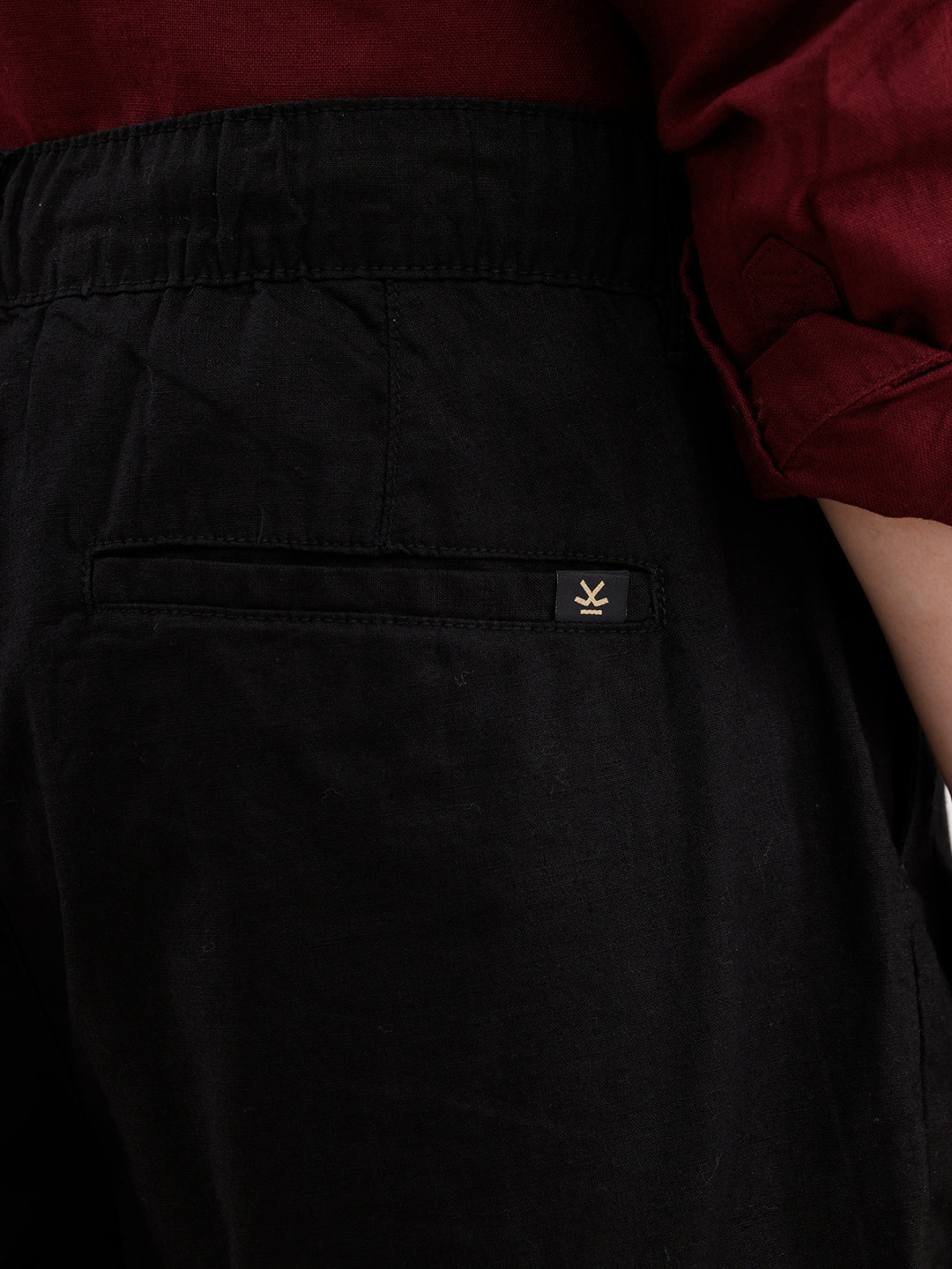 Loose Fit Casual Wear Trousers | Black