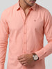 Solid Full Sleeve Shirt | Peach | WWSH0414M