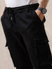 Black Cargo Utility Trackpants