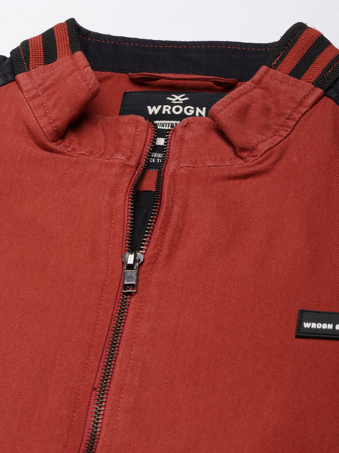 Wrogn Edition Colour-Blocked Bomber Jacket