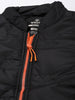 Raven Black Puffer Jacket