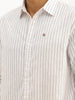 Classic Slim Fit Striped Shirt | Brown