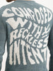 Jacquard Regular Fit Knitted Sweater | Blue