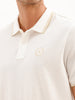 Classic Tipping Collar Polo T-Shirt | White