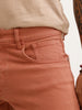 Solid Straight Fit Denim Jeans | Rust