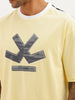 Oversized Placement Printed T-Shirt | Yellow