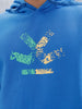 Wrogn Comfort Fit Graphic Hoodie Sweatshirt For Men | Blue