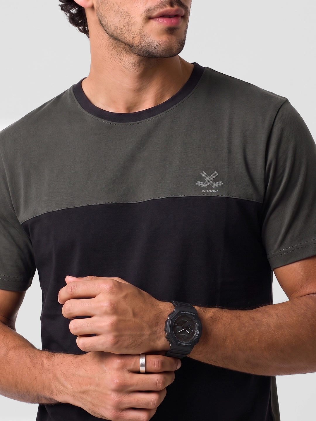 Classic Cut & Sew T-Shirt | Black