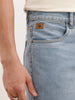 Solid Slim Fit Denim Jeans  | Light Blue