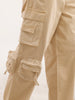 Loose Fit Cargo Trouser  | Beige