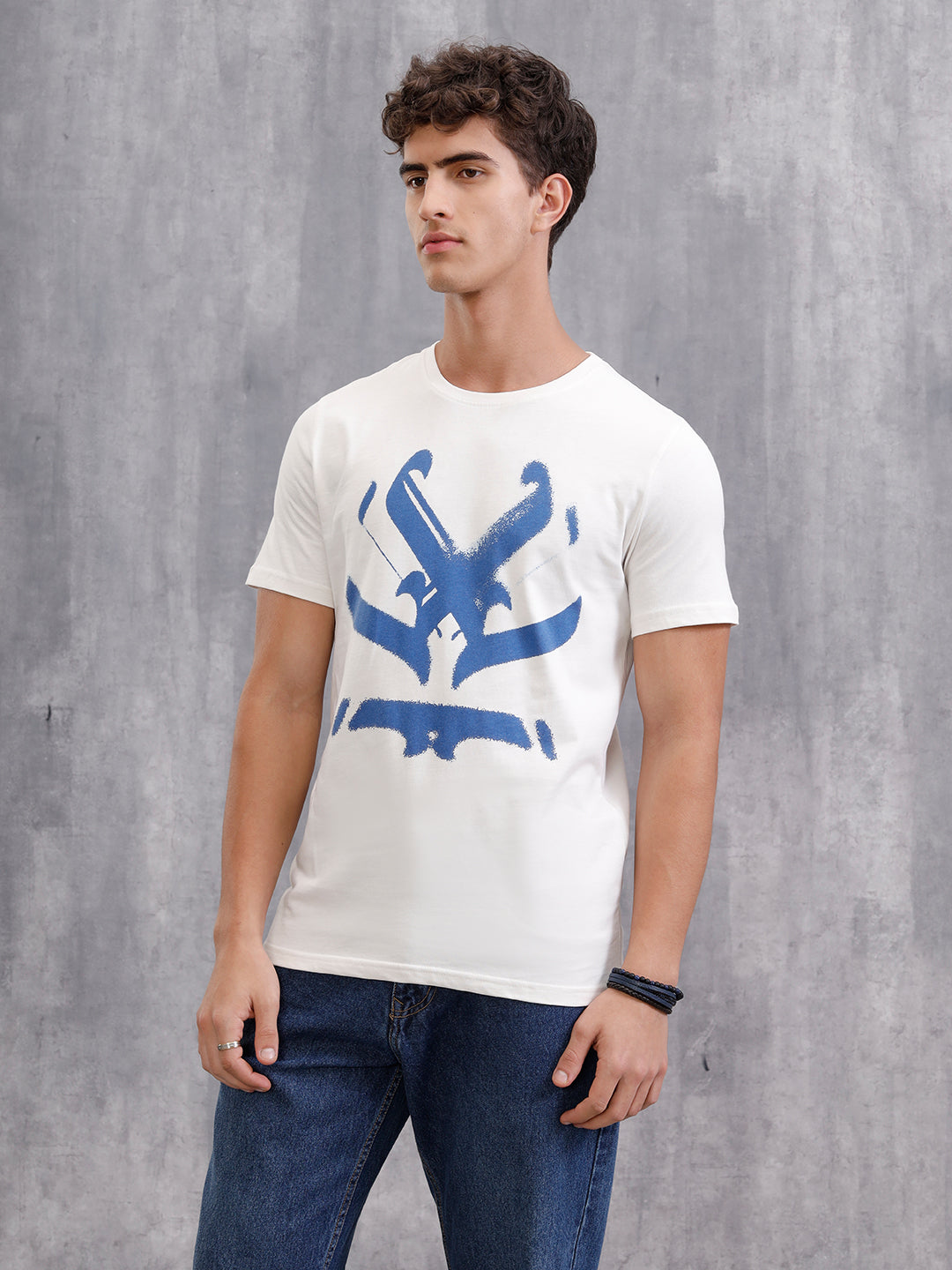 Ancient Script Inspired Brand Carrier  | Off White