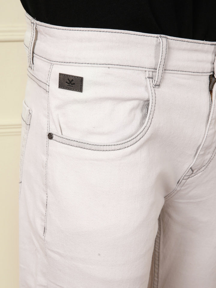 Solid Skinny Crop Jeans | Off White