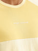 Oversized Raglan Sleeve Cut & Sew T-Shirt | Yellow