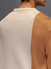 Men's Slim Fit Cable Knit Colorblocked Sweater  |  White