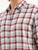 Slim Fit Checkered Shirt  | Brown