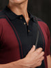 Flat Knit Slim Fit T-Shirt | Maroon
