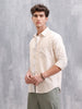 Premium Oxford Shirt In Slim Fit | Beige
