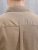 Wrogn Comfort Fit Self Textured Shirt | Khaki