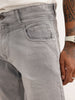 Heavy Faded Straight Fit Denim Jeans | Grey