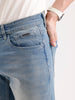 Faded Slim Fit Denim Jeans   |  Blue