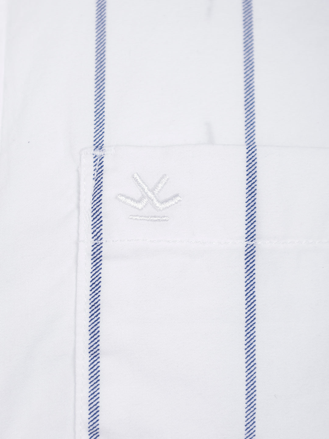 Classic White Stripes slim fit shirt | White