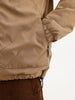 Solid Comfort Fit Hooded Jacket | Brown | WJK02FSCM1002W