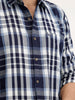 Regular Fit Checkered Shirt | Blue
