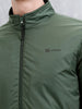 Classic Zip-Up Casual Jacket For Men | Green