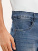 Faded Straight Fit Denim Jeans | Light Blue