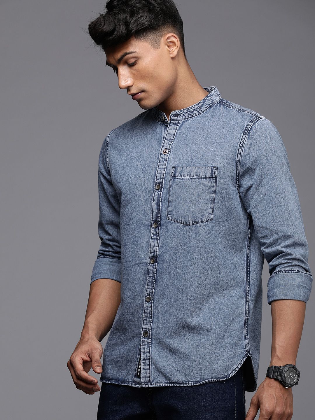 Blue Blend Denim Shirt