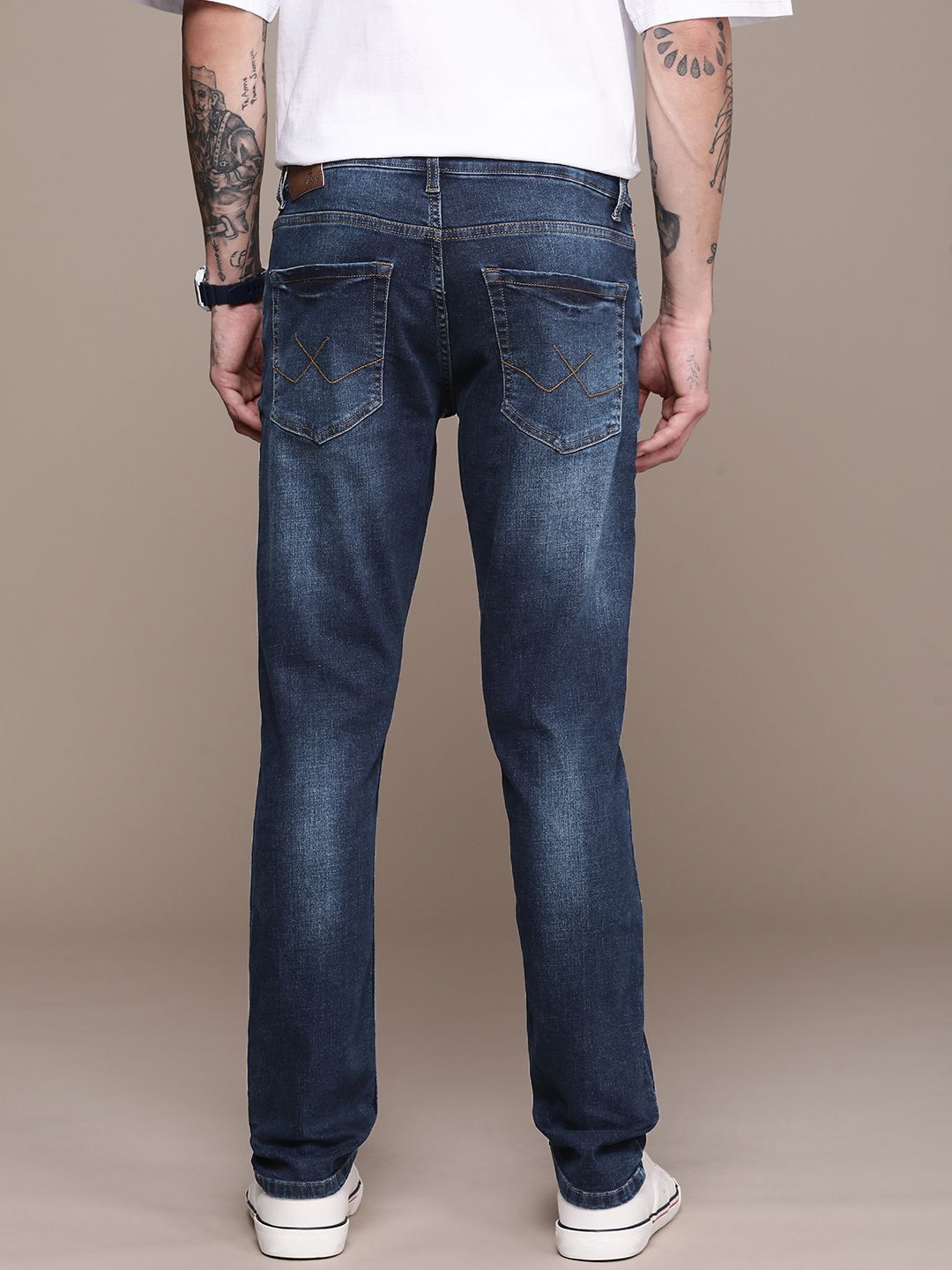 Light Faded Classic Denim Jeans