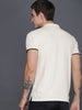 Polished Cream Solid Polo T-Shirt