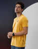 Basic Mustard Crew Neck T-Shirt