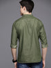 Solid Green Chambray Shirt