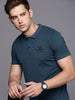 Bold Teal Polo Collar T-Shirt