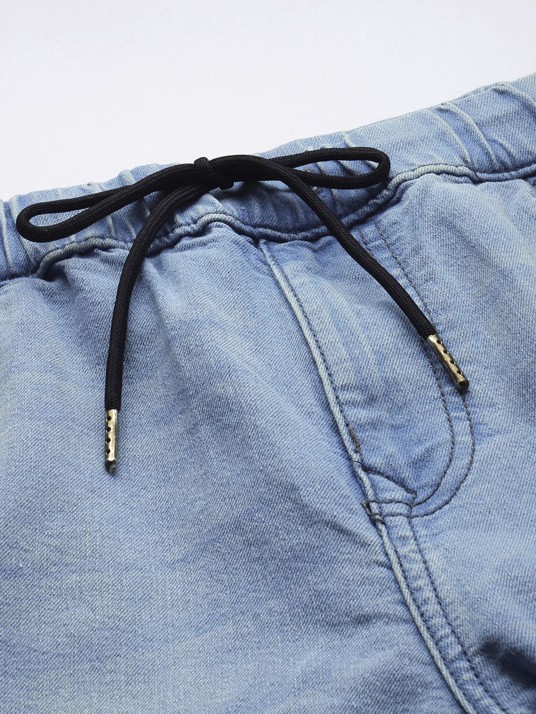 Rugged Light Fade Denim Jogger