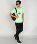 Classic Green Chest Print T-Shirt