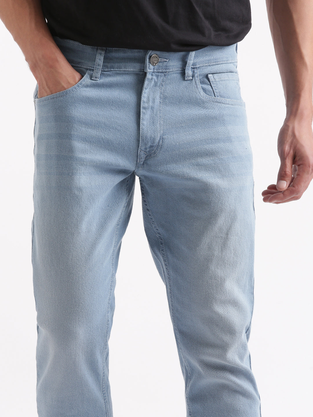 Classic Light Blue Washed Jeans