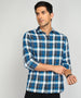 Classic Blue Twill Check Shirt