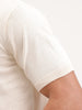 Slim Fit Flat Knit Polo T-Shirt | Beige
