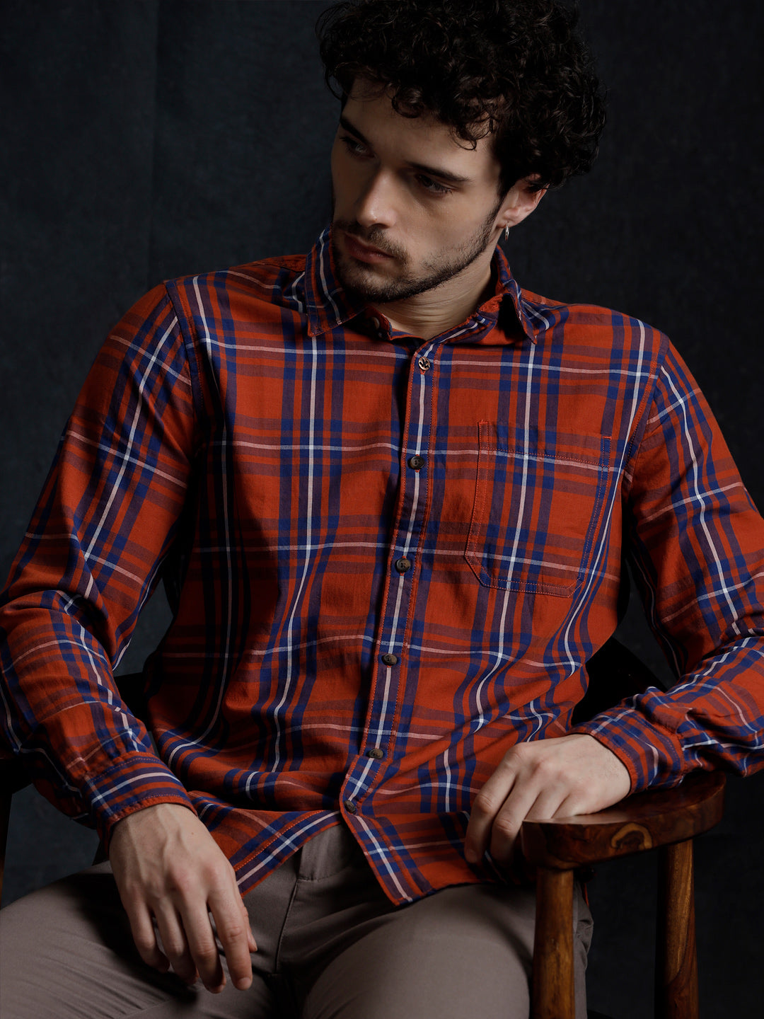 Sienna Slim Fit Checked Shirt